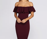 Ready And Ruffled Midi Dresses